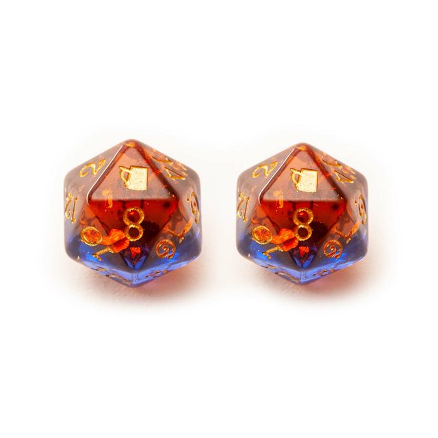 A Trip Away Inn Resin 20 sided die 2 pack