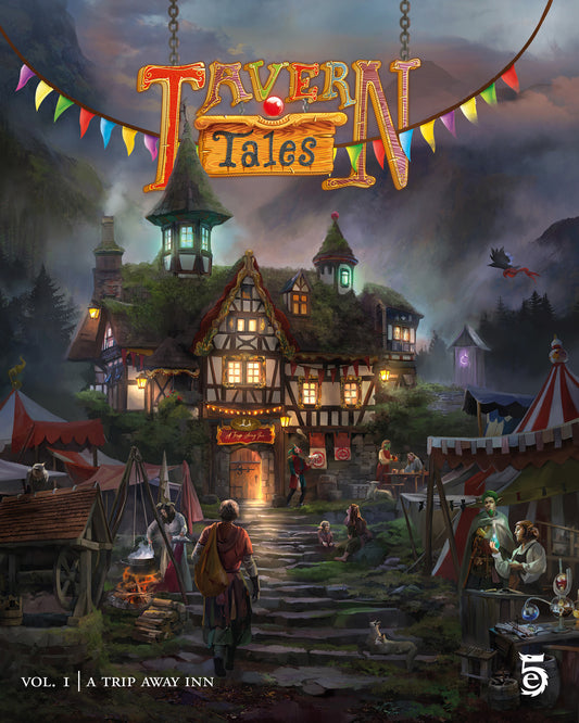 Tavern Tales Vol. 1 Hardcover (PDF & Map Pack Included in Purchase)